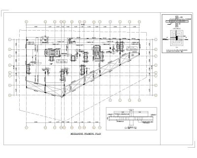 Beam & Raft Reinforced Structure Detail -4 CAD Block DWG AutoCAD Editable Drawing (Free Download)