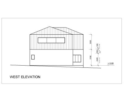 Free AutoCAD 2D Editable Drawings for Renovation Project House Design Elevation_ 3