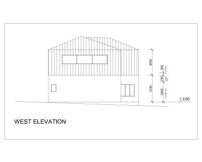Free AutoCAD 2D Editable Drawings for Renovation Project House Design Elevation_ 7