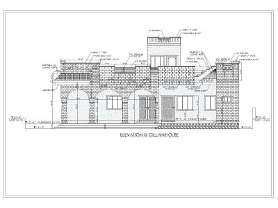 Residence Building 2D Elevation-34 CAD Block DWG AutoCAD Editable Drawing (Free Download)