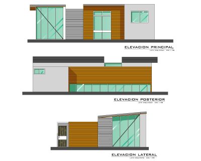 Coffee & Tea Shop Resturant Elevations Architectural Drawing-1. CAD block in DWG format free download..