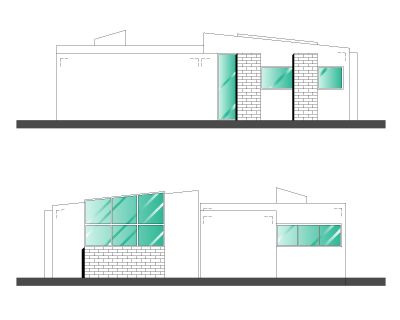 Resturant Elevations for Junk Foods CAD Block DWG AutoCAD Editable Drawing (Free Download)
