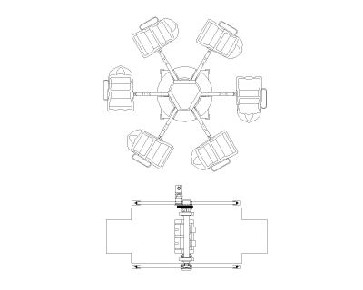 Free AutoCAD 2D Editable Drawings for Riders for Entertainment - 5