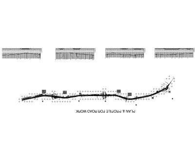 Free AutoCAD 2D Editable Drawings for Road Plan & Profile for Road design work