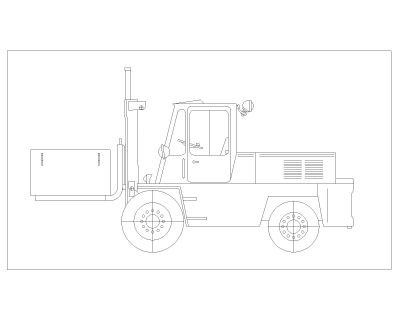 Free AutoCAD 2D Editable Drawings of Road Construction Vehicles - 8