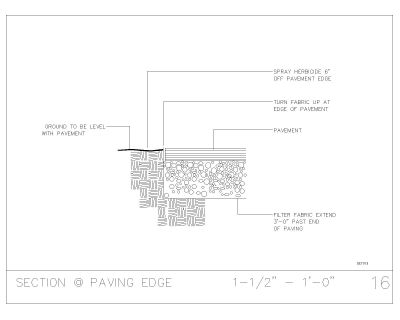 Free AutoCAD 2D Editable Drawings for ROAD PAVING EDGE