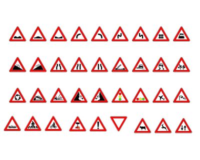 Free AutoCAD 2D Editable Drawings for Road signage & Boards - 1