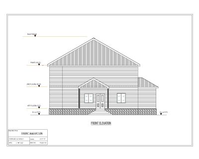 Roof Framing Exterior View-1 CAD Block DWG AutoCAD Editable Drawing (Free Download)