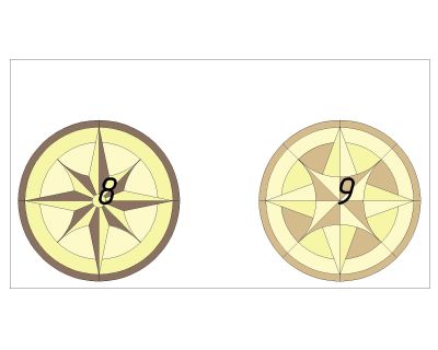 Rosette Symbols-5 CAD Block DWG AutoCAD Editable Drawing (Free Download)