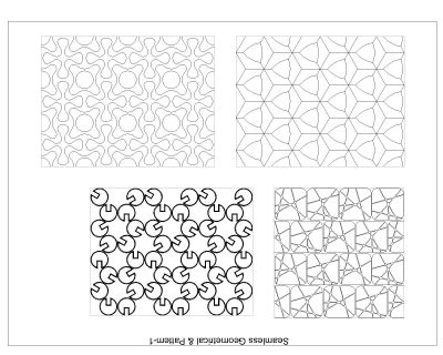 “Seamless Geometrical & Pattern-1" CAD Block. Free DWG AutoCAD drawing available to download.”