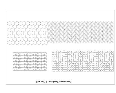 “Seamless Texture of Stone-3" CAD Block. Free DWG AutoCAD drawing available to download.”