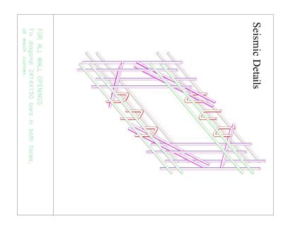 “Seismic Reinfrocement-7" CAD Block. Free DWG AutoCAD drawing available to download.”