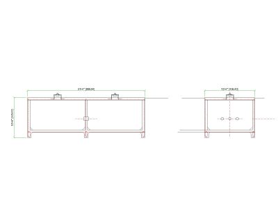“Septic Tank Detail Part-3" CAD Block. Free DWG AutoCAD drawing available to download.”