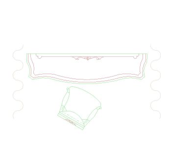 Singar Table for makeup-1 CAD Block. Free DWG AutoCAD drawing available to download