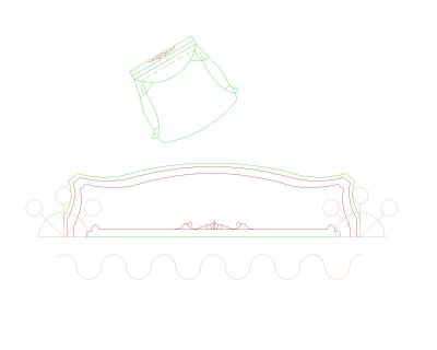 Singar Table for makeup-2 CAD Block. Free DWG AutoCAD drawing available to download