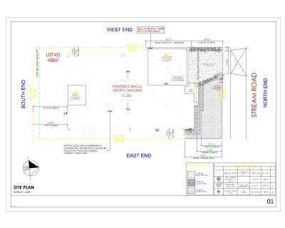 Free AutoCAD 2D Editable Drawings for Austrialian Houses Roofing Plan