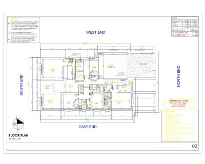 Free AutoCAD 2D Editable Drawings for Austrialian Houses Floor Plan