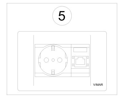 Sockets & Switches drawings & symbols detail-5. CAD block in DWG format free download.