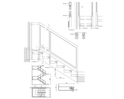 Stair in Reinforced Structures Detail-4. CAD block in DWG format free download.
