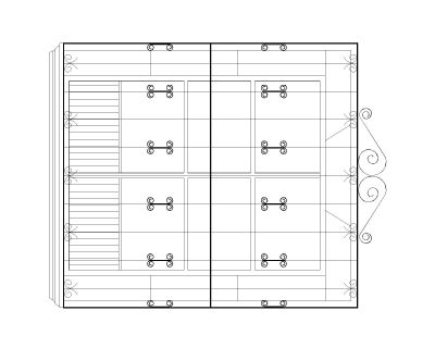 Free AutoCAD 2D Editable Drawings for Steel Doors with manufacturing detail - 11