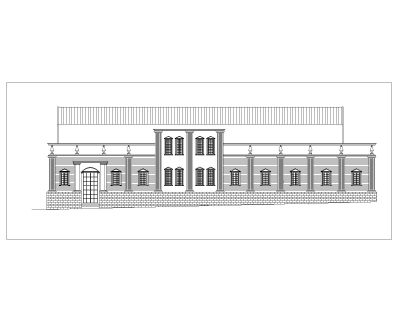 Theater-Reshaping-Project Elevation-4. CAD block in DWG format free download.