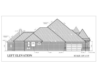 Free AutoCAD 2D Editable Drawings for Tinny & Sloping Roof House complete drawing set - 19