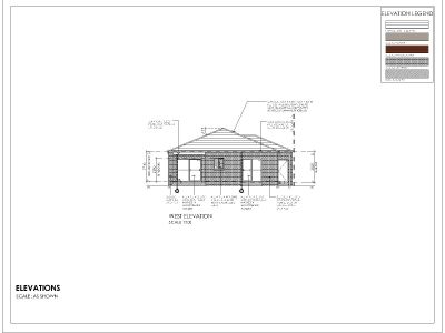 Free AutoCAD 2D Editable Drawings for Tinny & Sloping Roof House complete drawing set - 7