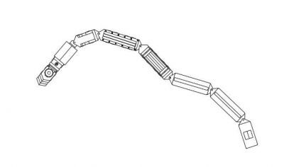 Dessin de plan de train jouet .dwg