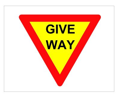 Free AutoCAD 2D Editable Drawings for Traffic Diversion for Detour Area Sign Boards-1
