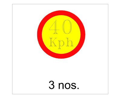 Free AutoCAD 2D Editable Drawings for Traffic Diversion for Detour Area Sign Boards- 2