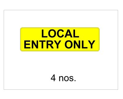 Free AutoCAD 2D Editable Drawings for Traffic Diversion for Detour Area Sign Boards- 22