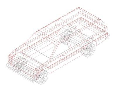 Free AutoCAD 3D Editable Model of Trucks & Wagon in 3D_ 25