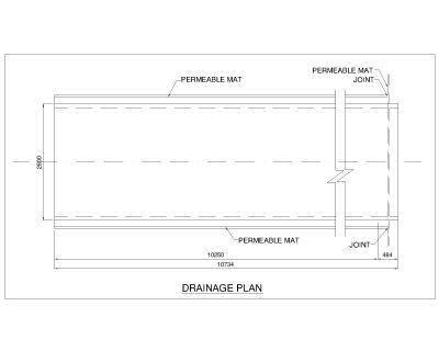   Free AutoCAD 2D Editable Drawings for Tunnel Substation Drainage Plan