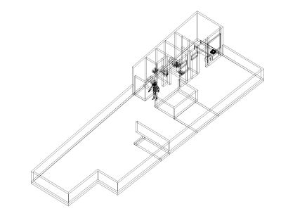 Free AutoCAD 3D Editable Model of Two Story House - 8