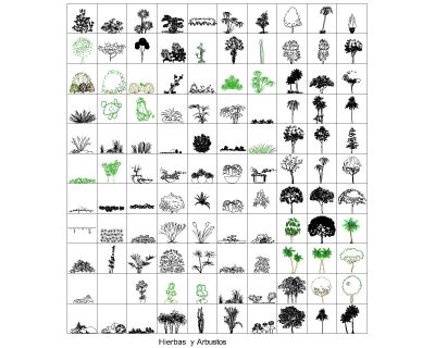 Free AutoCAD 2D Editable Drawings for Vegetable Plants - 1