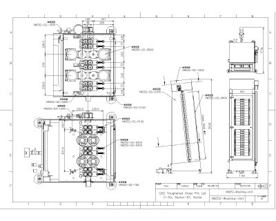 Washing Unit details Architectural Drawing. CAD block in DWG format free download.
