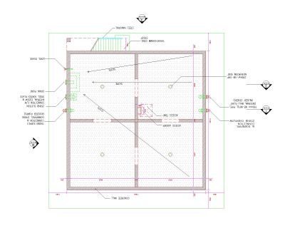 Free AutoCAD 2D Editable Drawings for Ground Water Tank Detailed Plan