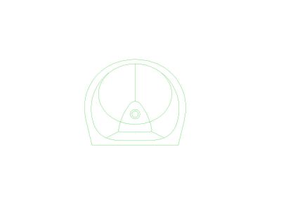 Free AutoCAD 2D Editable Drawings for Wasbasin Design - 1
