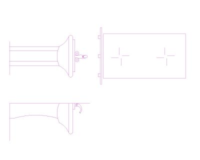 Free AutoCAD 2D Editable Drawings for Wasbasin Design - 9