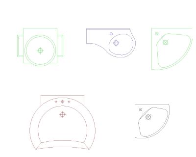 Free AutoCAD 2D Editable Drawings for Wasbasin New 2026 Design - 10