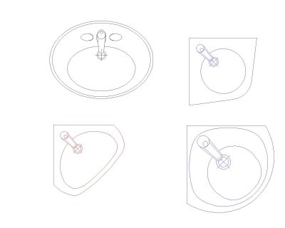Free AutoCAD 2D Editable Drawings for Wasbasin New 2026 Design - 12