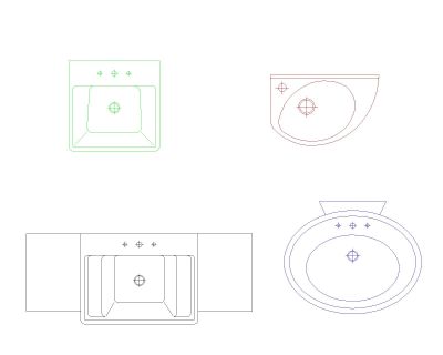 Free AutoCAD 2D Editable Drawings for Wasbasin New 2026 Design - 13
