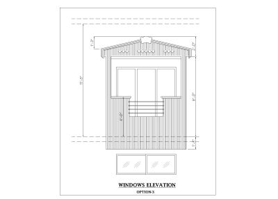 Free AutoCAD 2D Editable Drawings for Windows Details for Facade Designs - 3