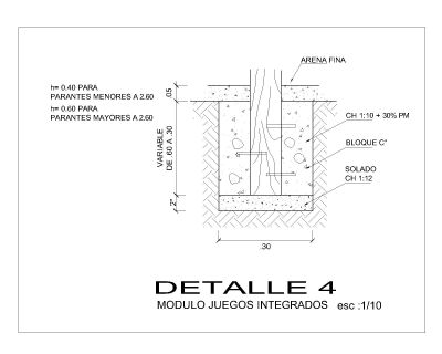 Free AutoCAD 2D Editable Drawings of Wooden Riders for Children Plyground Construction Details_ 4