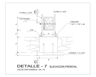 Free AutoCAD 2D Editable Drawings of Wooden Riders for Children Plyground Construction Details_ 7
