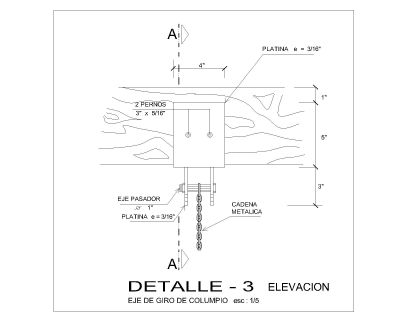 Free AutoCAD 2D Editable Drawings of Wooden Playing Equipment for Parks & Garden Area Elevation_ 3