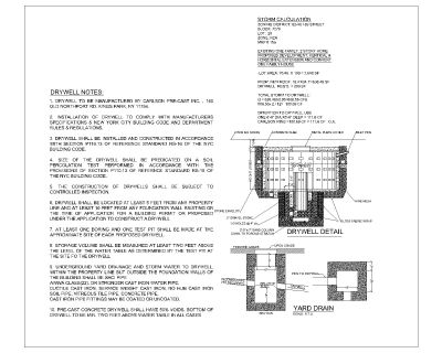 Free AutoCAD Editable Drawing of YARD DRAIN DETAILS