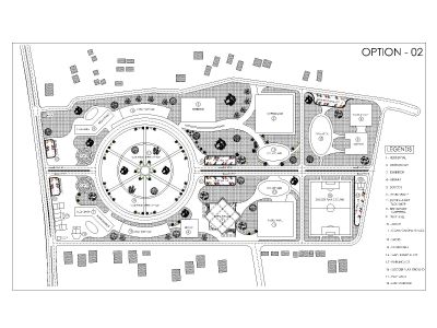 Zoning & Distribution Site Plan option - 2 CAD Block Free DWG Download