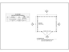 Free “CAD Drawings for 8 x 10 Wooden Shed Design Plan-1