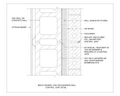 Free AutoCAD 2D Drawing for Concrete Wall Control Joint Details